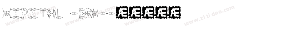 Xipital -BRK-字体转换